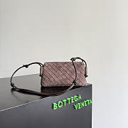 Okify Bottega Veneta Notturno Bag Dark Brown Suede 21x11x9cm - 4