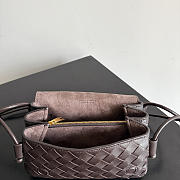 Okify Bottega Veneta Notturno Bag Dark Brown 21x11x9cm - 4