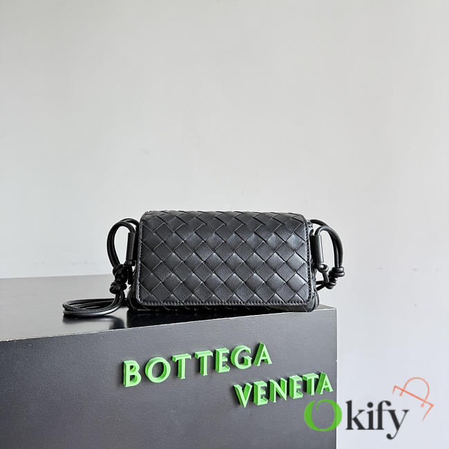 Okify Bottega Veneta Notturno Bag Black 21x11x9cm - 1