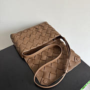 Okify Bottega Veneta Large Diago Bag Brown 32x21.5x5cm - 5