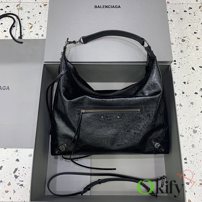 Okify Balenciaga Le City Large Hobo Black 37x35x11cm - 1