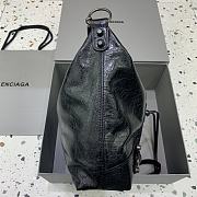 Okify Balenciaga Le City Small Hobo Black 28x27x10cm - 6