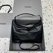 Okify Balenciaga Le City Small Hobo Black 28x27x10cm - 5