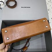 Okify Balenciaga Medium Rodeo Bag Brown 35x23x11cm - 5