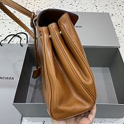 Okify Balenciaga Medium Rodeo Bag Brown 35x23x11cm - 3