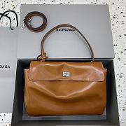 Okify Balenciaga Medium Rodeo Bag Brown 35x23x11cm - 1