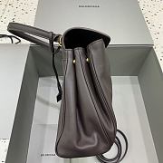 Okify Balenciaga Medium Rodeo Bag Dark Brown 35x23x11cm - 6