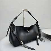 Okify Balenciaga Bel Air Shoulder Bag Black 45.5x24x12cm - 2