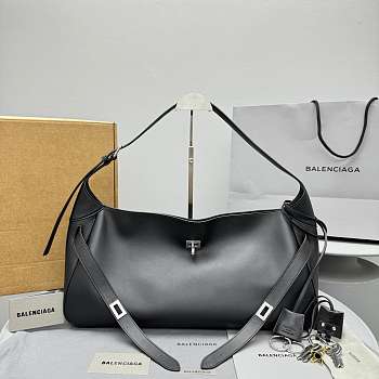 Okify Balenciaga Bel Air Shoulder Bag Black 45.5x24x12cm