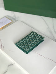 Okify Goyard Grenelle Passport Cover Green 14x10x1.5cm - 5