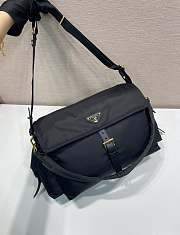 Okify Prada Explore Large Re-Nylon Bag With Flap 1BD391 37.5x19x12cm - 3