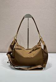 Okify Prada Explore Large Re-Nylon And Leather Bag Brown 1BC264 32x22x11.5cm - 5