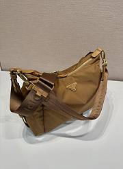 Okify Prada Explore Large Re-Nylon And Leather Bag Brown 1BC264 32x22x11.5cm - 2