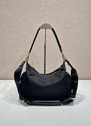Okify Prada Explore Large Re-Nylon And Leather Bag Black 1BC264 32x22x11.5cm - 6