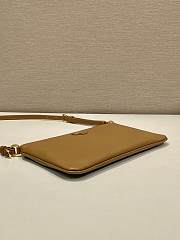 Okify Prada Brown Leather Pouch 1BC238 24x14cm - 4
