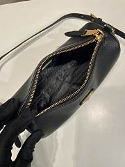 Okify Prada Black Leather Pouch 1BC239 22x9x7.5cm - 3