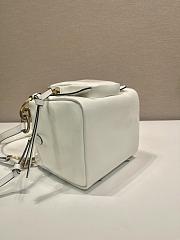 Okify Prada Mini Dangle Bag White 1BB137 14x14x13.5cm - 6