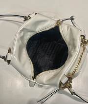 Okify Prada Mini Dangle Bag White 1BB137 14x14x13.5cm - 3