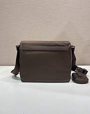 Okify Prada Re-Nylon Shoulder Bag Brown 1BD994 25x22x10cm - 5