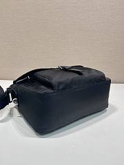 Okify Prada Re-Nylon Shoulder Bag Black 1BD994 25x22x10cm - 4