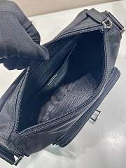 Okify Prada Re-Nylon Shoulder Bag Black 1BD994 25x22x10cm - 3