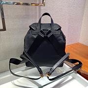Okify Prada Small Re-Nylon Black Backpack 1BZ677A 28x24x12cm - 5