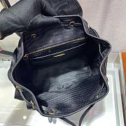Okify Prada Small Re-Nylon Black Backpack 1BZ677A 28x24x12cm - 4