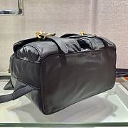 Okify Prada Small Re-Nylon Black Backpack 1BZ677A 28x24x12cm - 2