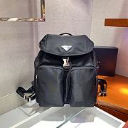 Okify Prada Black Backpack 1BZ005 34x30x13cm - 1