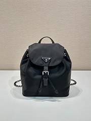 Okify Prada Small Black Backpack 1BZ831 27x26x11cm - 1