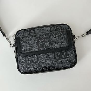 Okify Gucci Jumbo Small Black Gray 23x19x9.5cm