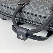 Okify Gucci Emblem Briefcase Bag Black 40x30x6cm 821149  - 4