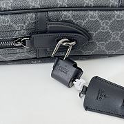 Okify Gucci Emblem Briefcase Bag Black 40x30x6cm 821149  - 3