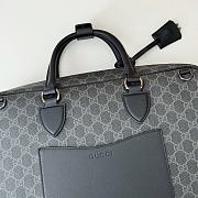 Okify Gucci Emblem Briefcase Bag Black 40x30x6cm 821149  - 2