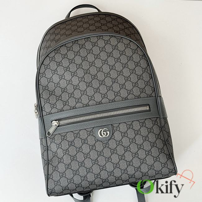 Okify Gucci Ophidia Gray Backpack 44x29.5x15cm 821938 - 1