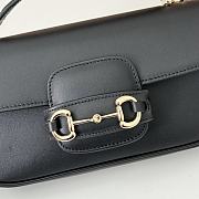 Okify Gucci Horsebit 1955 Bag Black 22.6x12.7x5.6cm 815206 - 3