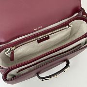 Okify Gucci Horsebit 1955 Bag Red 26x17.5x10cm 815178 - 3