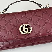 Okify Gucci Milano Bag Red 26x14x6cm 806016 - 3
