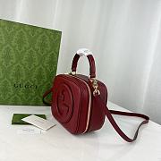 Okify Gucci Blondie Top Handle Bag Red 17x15x9cm 744434 - 2