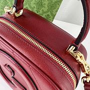 Okify Gucci Blondie Top Handle Bag Red 17x15x9cm 744434 - 5