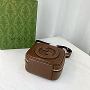 Okify Gucci Blondie Top Handle Bag Brown 17x15x9cm 744434 - 5