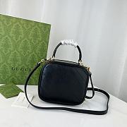 Okify Gucci Blondie Top Handle Bag Black 17x15x9cm 744434 - 6