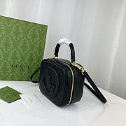 Okify Gucci Blondie Top Handle Bag Black 17x15x9cm 744434 - 3
