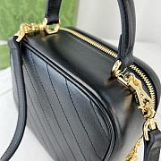 Okify Gucci Blondie Top Handle Bag Black 17x15x9cm 744434 - 2