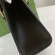 Okify Gucci Diana Mini Tote Bag Black With Green Handle Shaper 20x16x10cm 655661 - 3