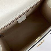 Okify Gucci Diana Small Tote Bag White With Orange Handle Shaper 27x24x11cm 660195  - 5