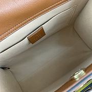 Okify Gucci Diana Small Tote Bag Brown With Green Handle Shaper 27x24x11cm 660195 - 5