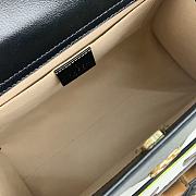 Okify Gucci Diana Small Tote Bag Black With Green Handle Shaper 27x24x11cm 660195 - 4