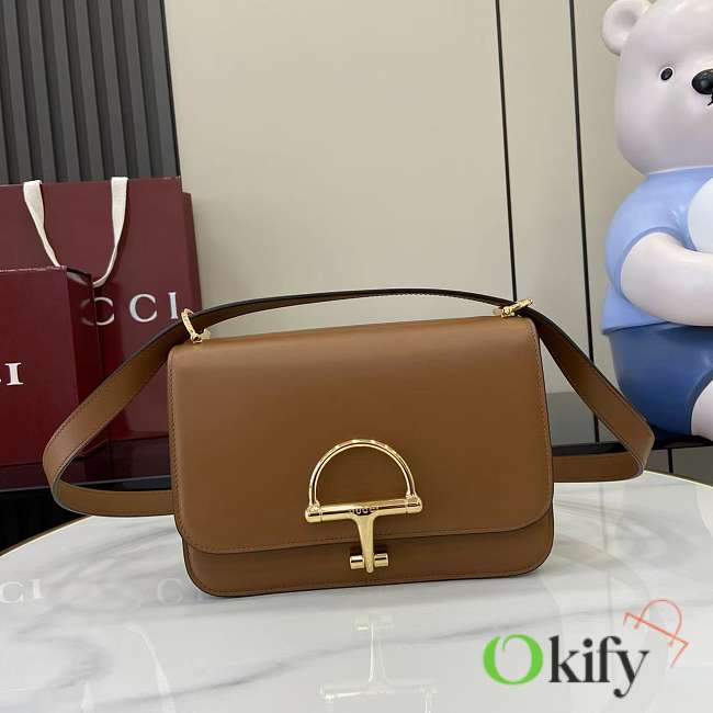 Okify Gucci Siena Bag Brown 22.5x14x8cm 846705 - 1