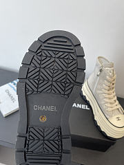 Okify CC Gray Platform High-Top Casual Women Sneakers 6cm - 3